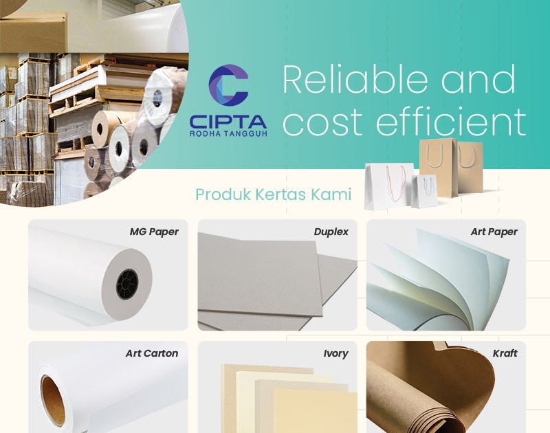 Layanan Produk dan Produksi Kertas PT Cipta Rodha Tangguh Supplier