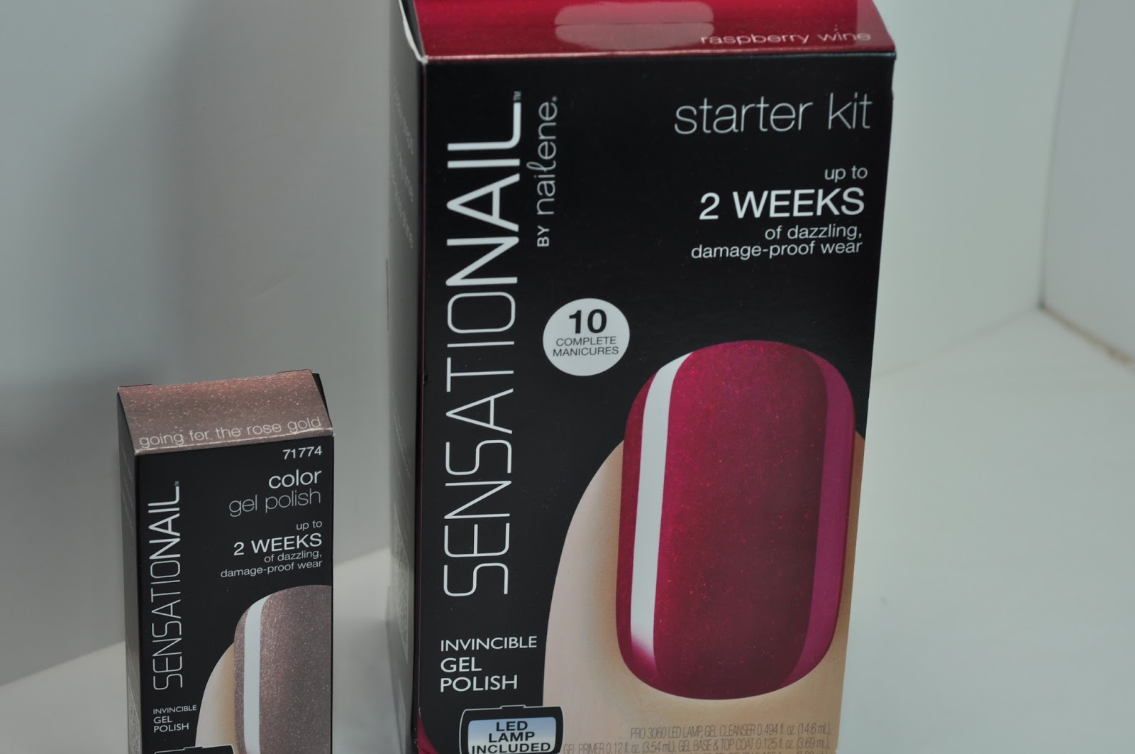 Sensationail Gel Polish Starter Kit and Going For The Rose Gold Gel