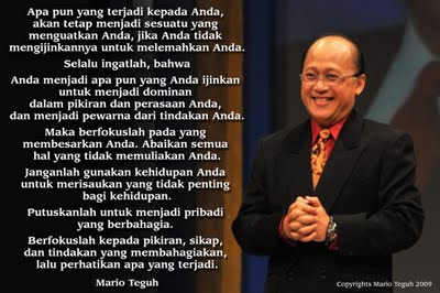 Kumpulan Kata Bijak Mario Teguh Terbaru 2013  Cerita Motivasi