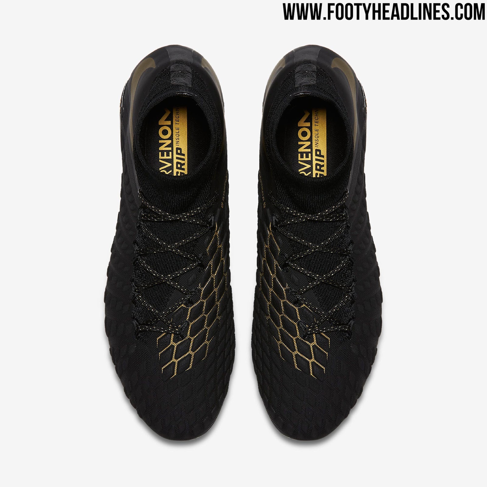 hypervenom black and gold