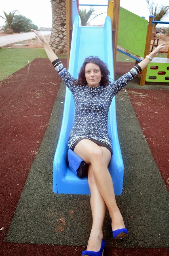 mi vestido azul, blog de moda, castellón, azul, blogger, look, fashion blogger