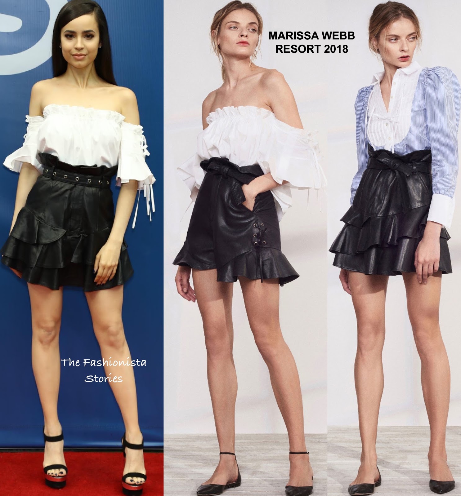 Sofia Carson in Marissa Webb at the Arthur Ashe Kids' Day