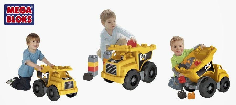 Mega Bloks Caterpillar Dump Truck 