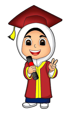 Gambar kartun muslimah wisuda