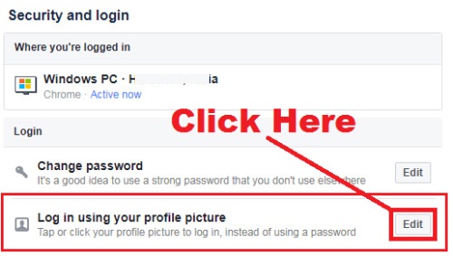 how to activate profile picture login facebook