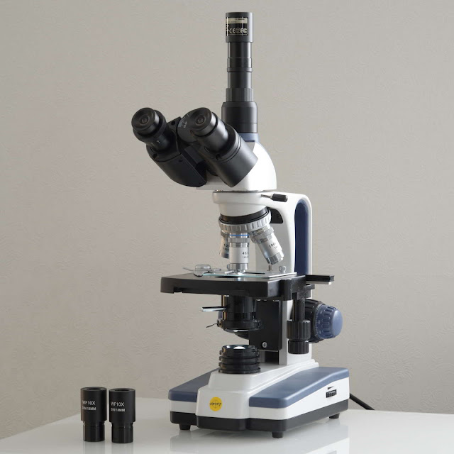 幸せの黄色いホーン資料室 SWIFT SW350T Trinocular Compound Microscope