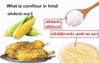 what is cornflour in hindi, corn flour  in hindi information,