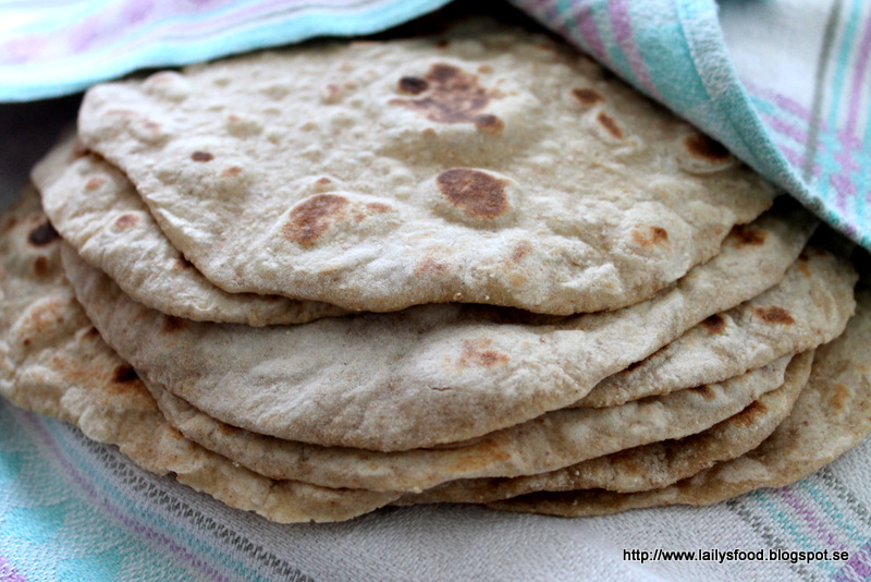 Chapati/Flat bread (Using Food Processor)