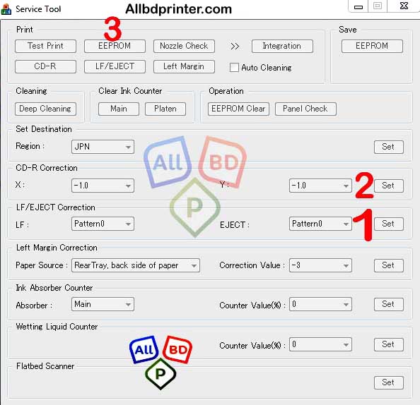 Canon E470 Resetter Tool Canon E470 Resetter Tool