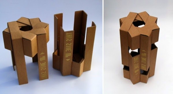 Stool Cardboard Original ideas!