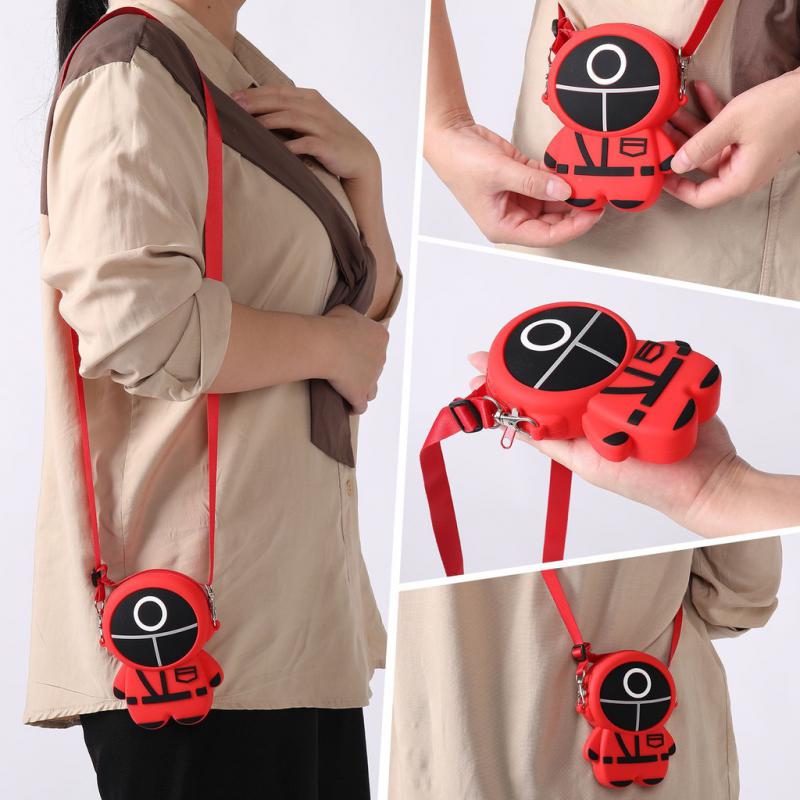 Túi Đeo Chéo Pop it hình Squid game siêu hot trend