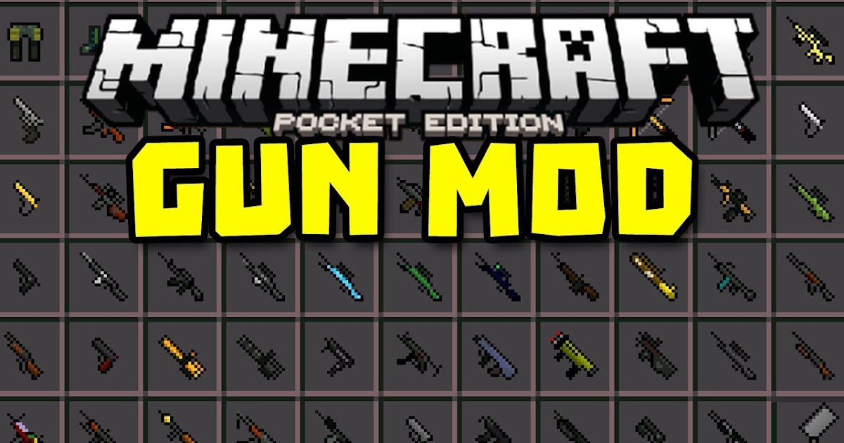 Best Gun Mod for Minecraft PE | MCPE