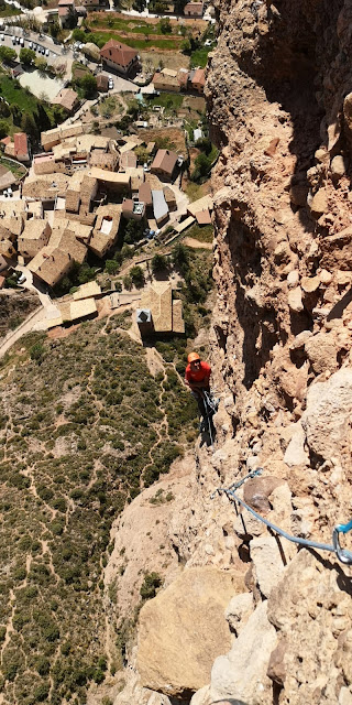 Vía Pandemia mallo cuchillo, Riglos Vía Pandemia mallo cuchillo, Riglos