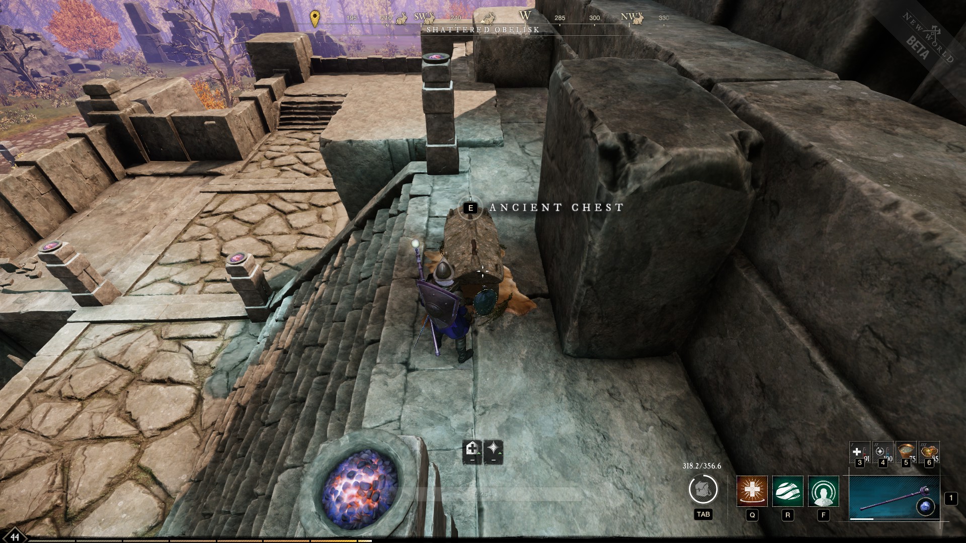 New World Shattered Obelisk chest locations