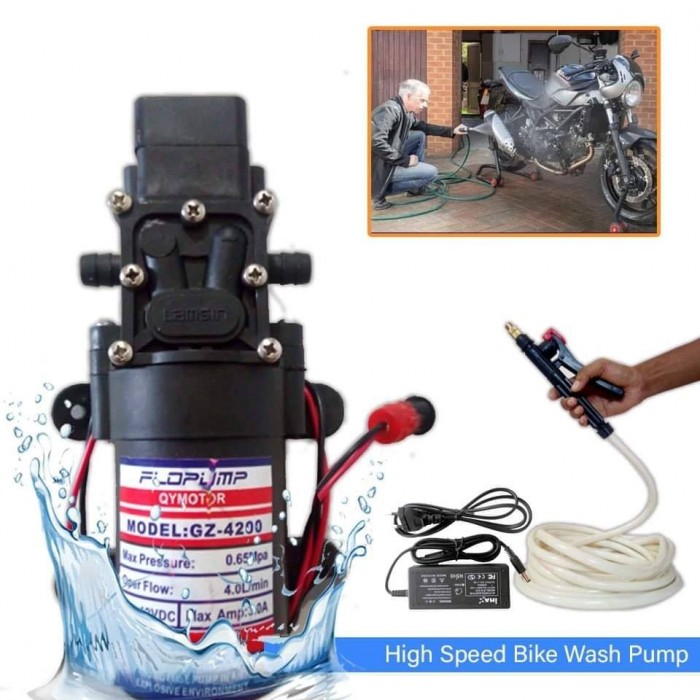 BikeCar Washing Pump Full Package Teach Mamun