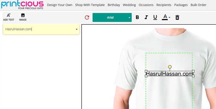 Design t shirt sendiri dengan printcious