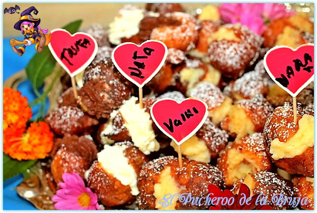 Buñuellos De Viento Rellenos
