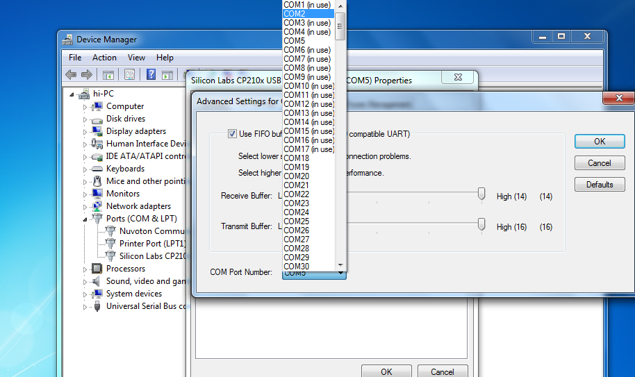 SVSEMBEDDED , 9491535690, 7842358459 How do I change the default COM