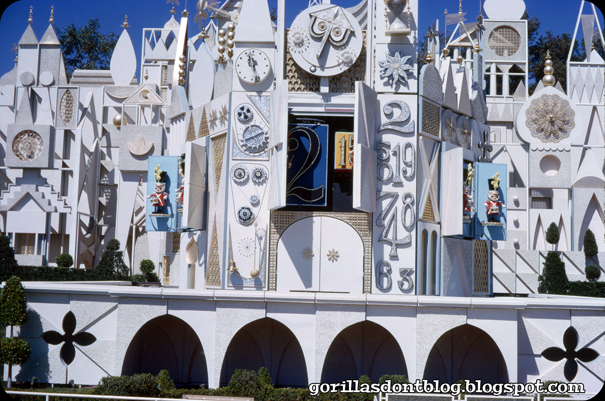 GORILLAS DON'T BLOG It's a Small World Façade, September 1966