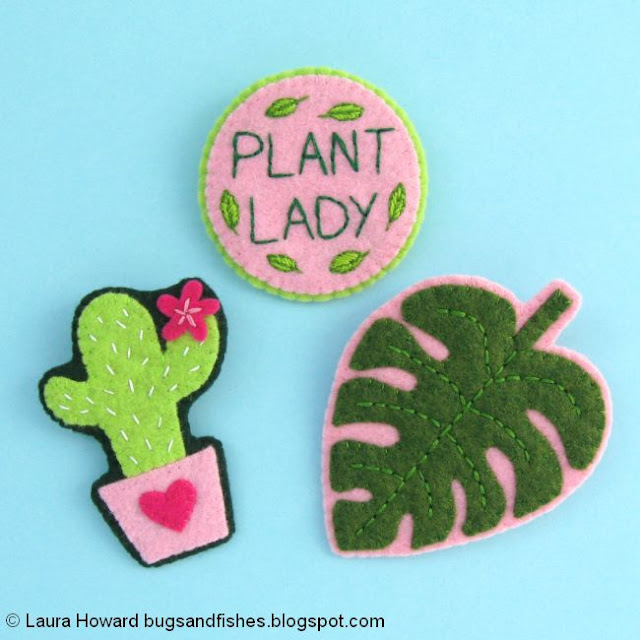 Sewing Tutorial: Plant Lady Brooches