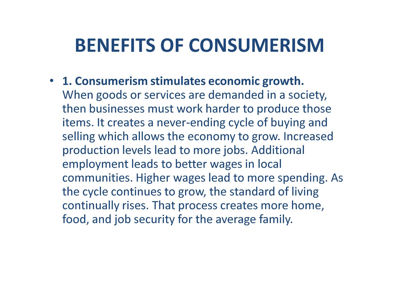 AR VTU MBA ENOTES BENEFITS OF CONSUMERISM Consumer Behaviour