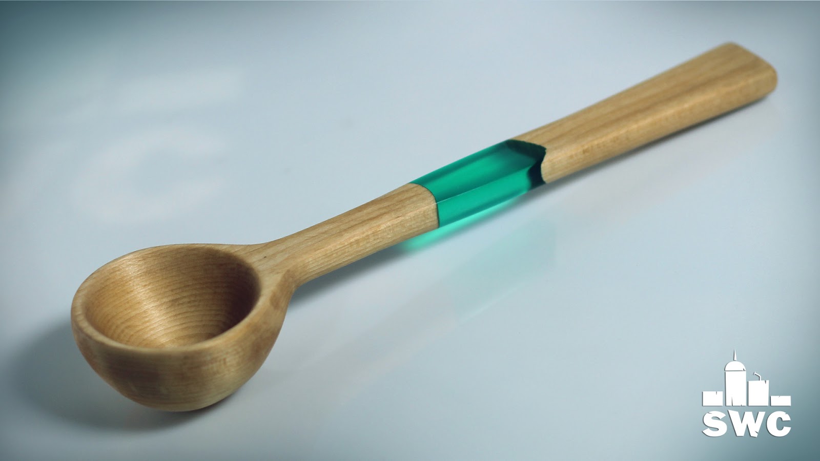 scrap wood city Making a spoon out of basswood and epoxy resin