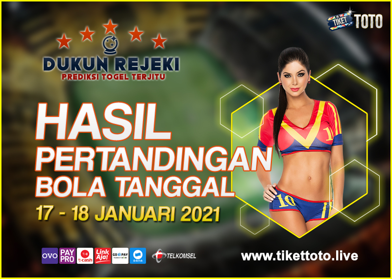 HASIL PERTANDINGAN BOLA 17 – 18 JANUARI 2021