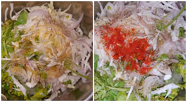 how to make cabbage cilantro slaw