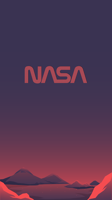 Nasa new logo wallpaper 4k for mobile phone