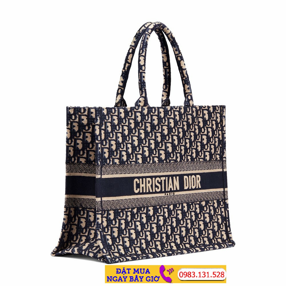 Mua Túi Xách Dior Small Book Tote Blue Dior Oblique Jacquard  Dior  Mua  tại Vua Hàng Hiệu h039905