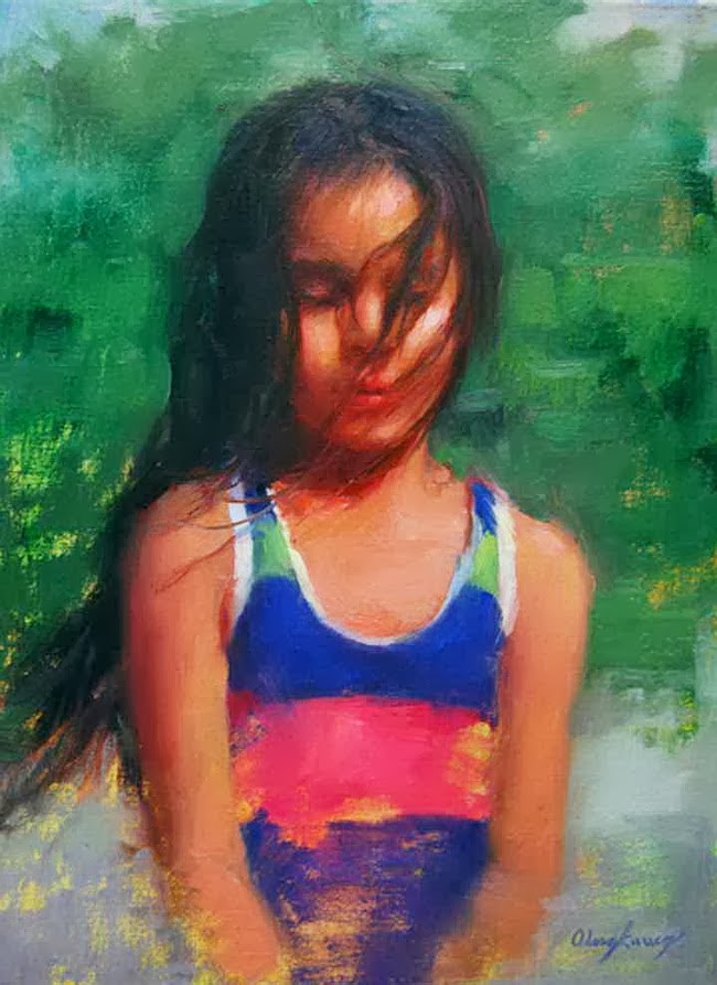 Beautiful Childhood Paintings by Marci Oleszkiewicz | American Artist