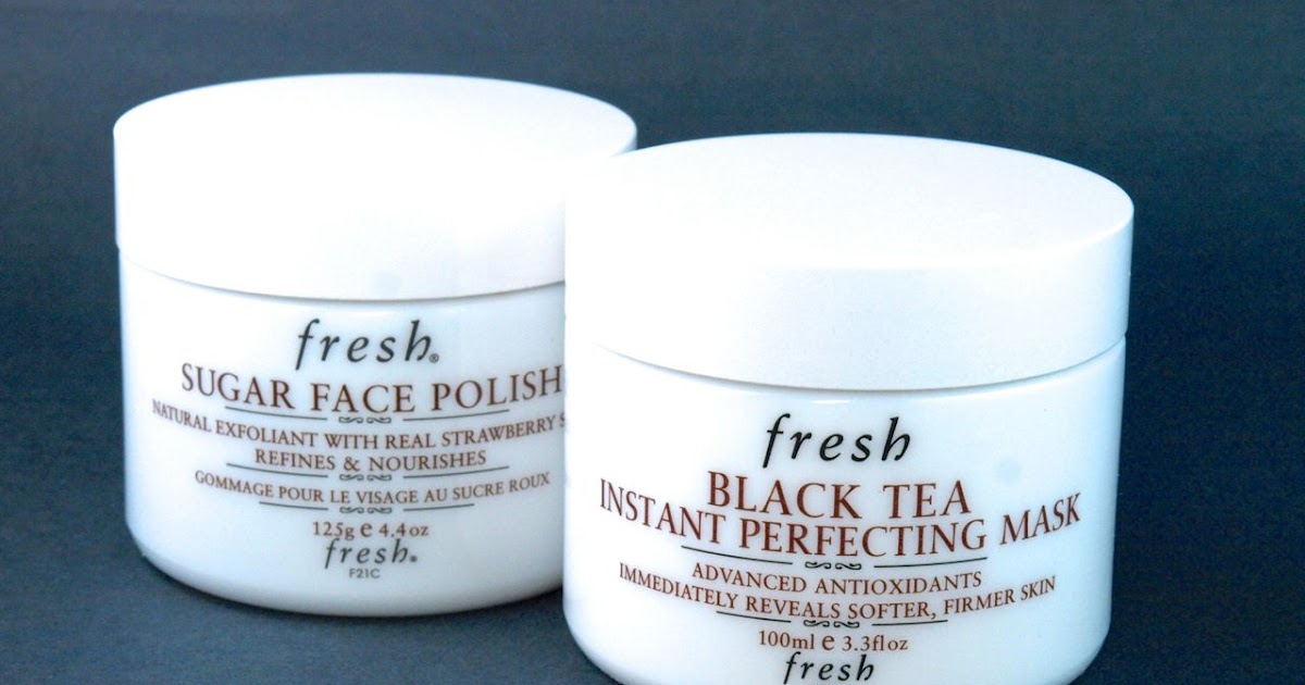 Fresh Sugar Face Polish and Black Tea Instant Perfecting Mask Review