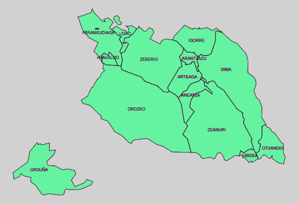 Camudando'l camín Comarca d'Arratia Nerbioi