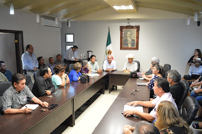 Alcalde de Huatabampo Ramón Díaz sostuvo reunión con Martín Preciado coordinador regional de los programas de bienestar
