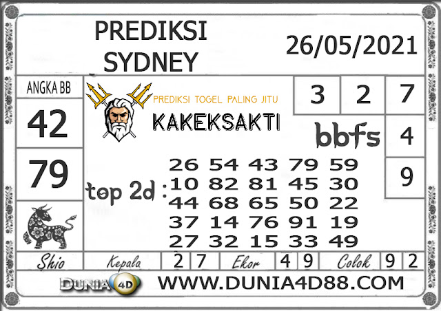 Prediksi Togel SYDNEY DUNIA4D 26 MEI 2021 Prediksi Togel SYDNEY DUNIA4D 26 MEI 2021