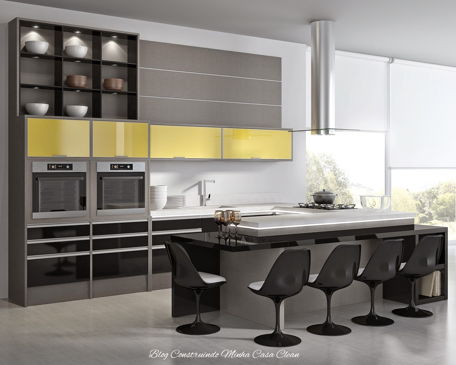Construindo Minha Casa Clean Cozinhas Modernas Com Cinza Construindo Minha Casa Clean Cozinhas Modernas Com Cinza
