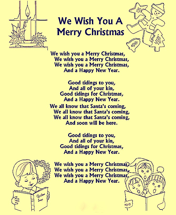 We Wish You a Merry Christmas with Lyrics : Top Christmas Songs
