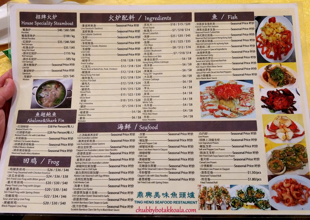 Chubby Botak Koala Singapore Food Blog Travel And Lifestyle Ting Heng Hong Kong Style Steamboat