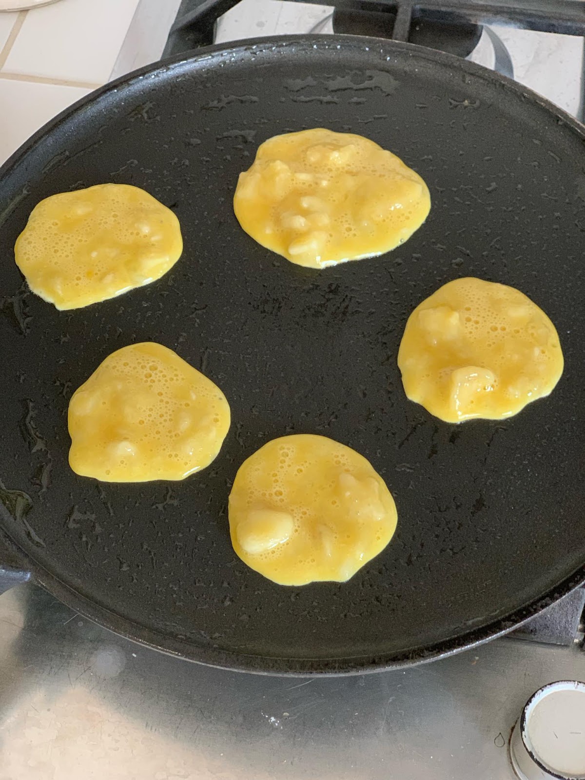 Mammarum Pancake uova e banana, senza zucchero e senza farina