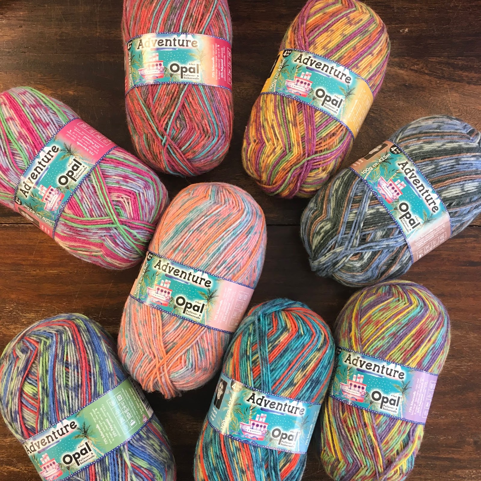 The Woolly Brew New Opal 4ply Adventure