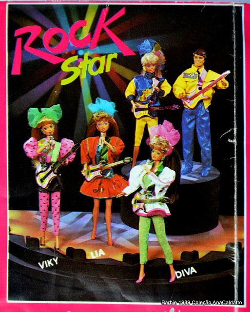 Ana Caldatto : Barbie Diva e Rock dos anos 80