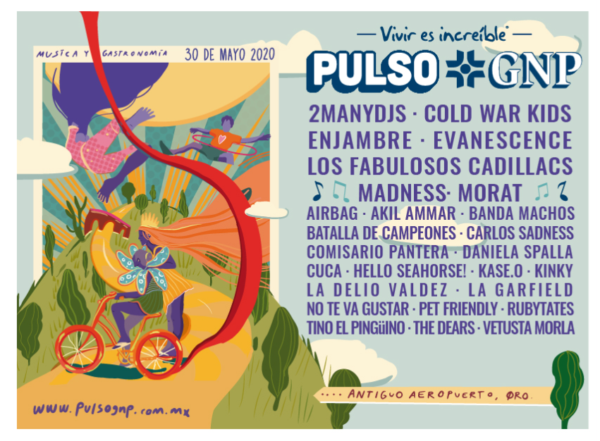 Pulso GNP Querétaro revela su cartel completo Villa Indie