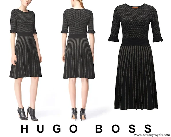 Princess Marie wore Hugo Boss Illora Knee length dress