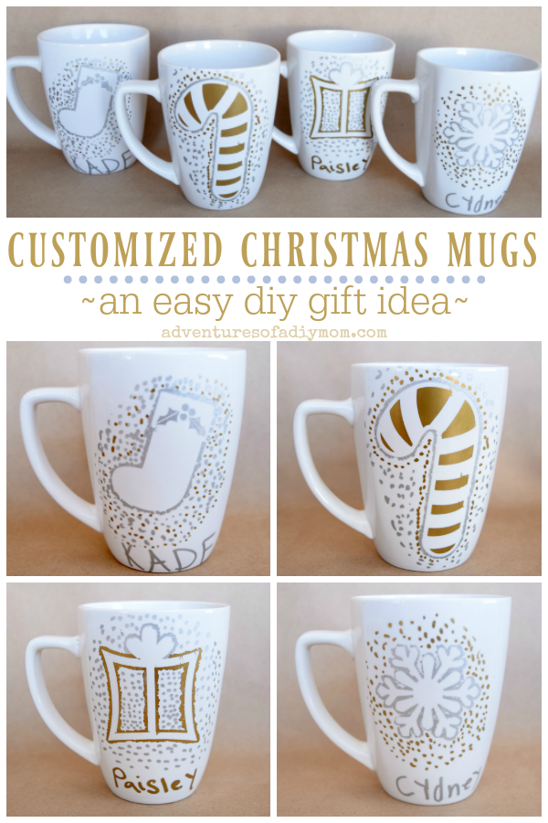 customized sharpie mugs a diy gift idea adventures of a diy mom customized christmas gift ideas