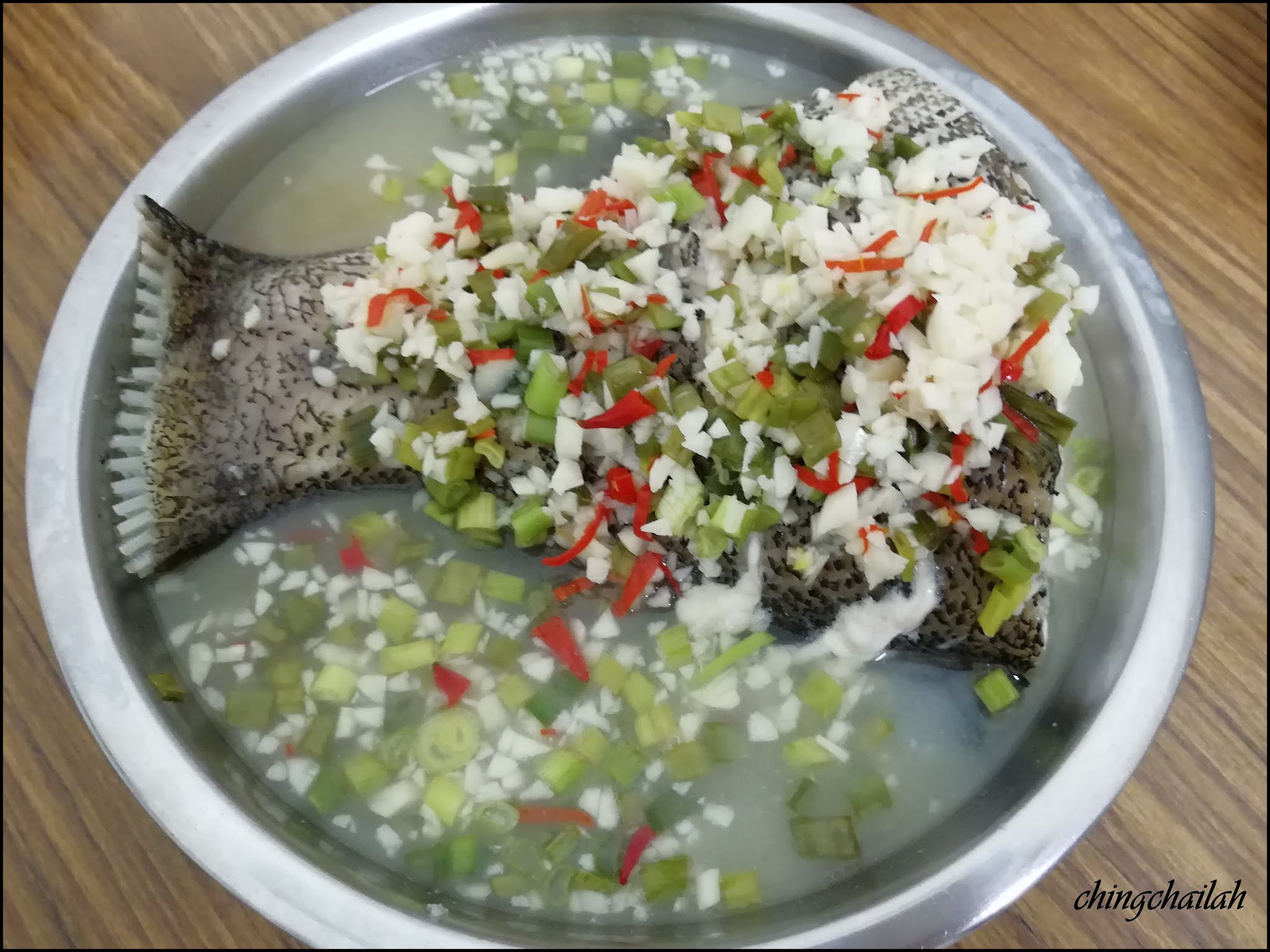 Simple Living In Nancy Steamed Fish Thai Style & Steamed Long Beans With Sambal Dried Shrimp