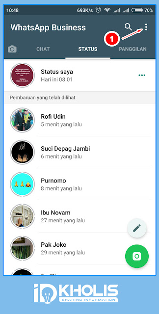 Menu navigasi whatsapp business Katalog bisnis menu navigasi whatsapp business