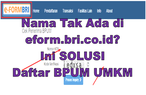 Www.eform bri.co.id/bpum