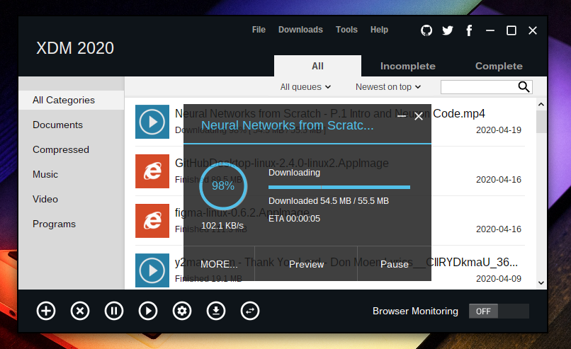 Install XDM Xtreme Download Manager 2020 IDM Linux Terbaru Install XDM Xtreme Download Manager 2020 IDM Linux Terbaru