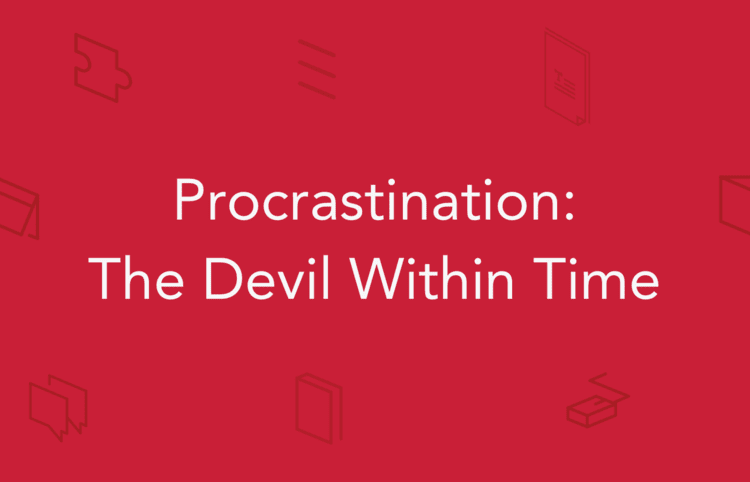 Procrastination essay 100 words image