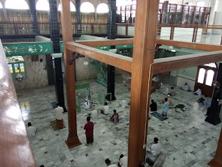 Sekilas potren dari lantai atas yayasan masjid besar Al Muttaqin Kaliwungu